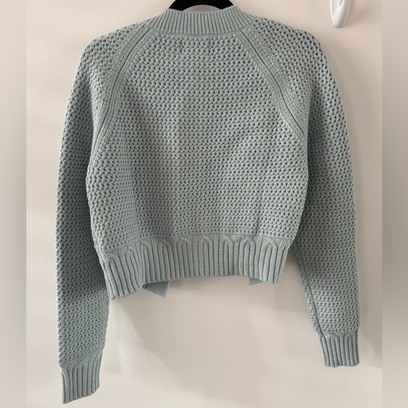 Solid & Striped Carly Blue Sparkle Cardigan, size L - Picture 8 of 9